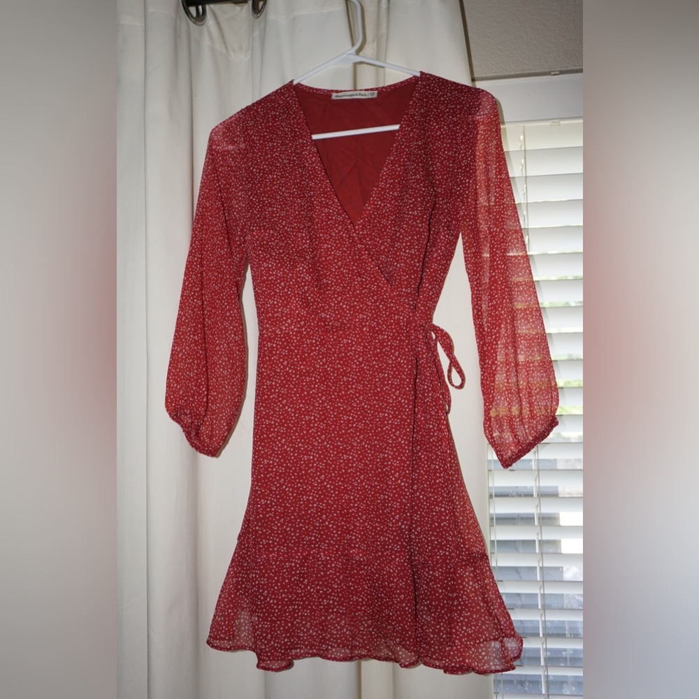 Long sleeve mini dress